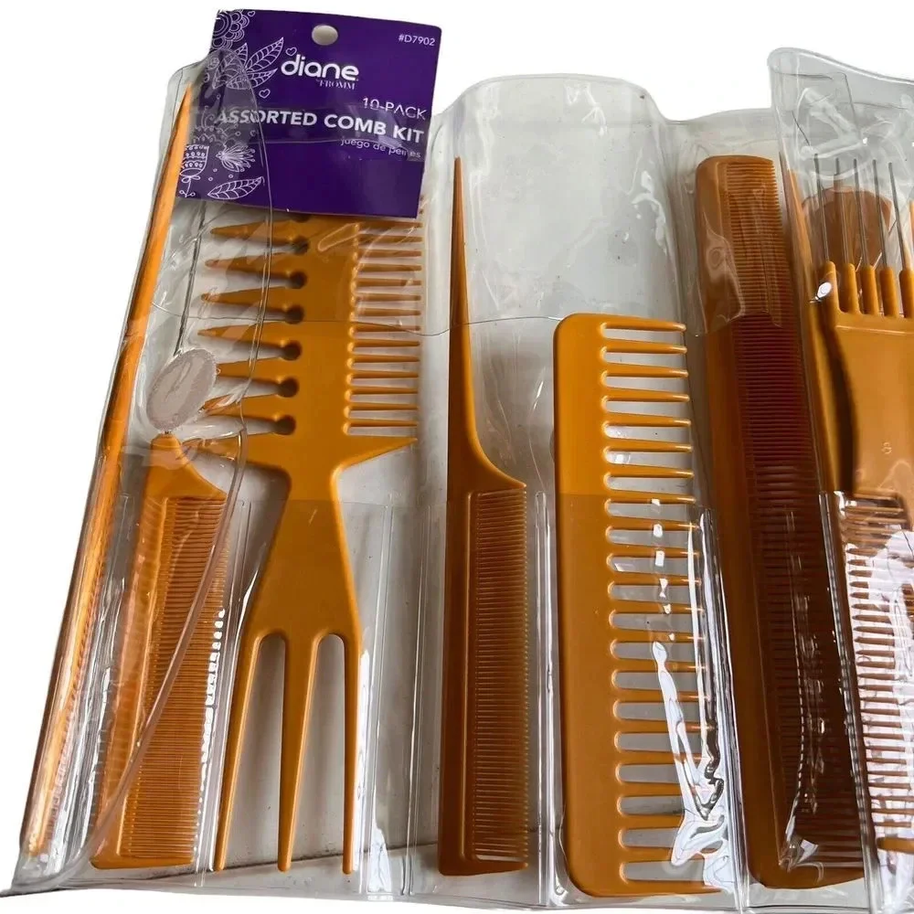 Diane By FROMM 10 Pack Assorted Comb Set